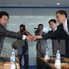 Một cuộc đàm phán liên Triều về khu công nghiệp Kaesong. (Nguồn: Yonhap/TTXVN)