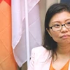 Bà Hazel Poa, Tổng Thư ký tạm quyền của đảng Đoàn kết Dân tộc đối lập. (Nguồn: channelnewsasia.com) 