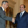 Thủ tướng Singapore Lý Hiển Long (trái) có cuộc gặp với Tổng thống Ai Cập Abdel Fattah al-Sisi. (Nguồn: AFP/TTXVN)