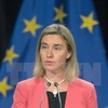 Đại diện cấp cao phụ trách chính sách an ninh và đối ngoại của EU Federica Mogherini. (Ảnh: AFP/TTXVN)