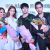 Dàn diễn viên tham gia bộ phim ''Trai đẹp thời nay.'' (Nguồn: M.Hạnh/Vietnam+)