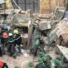 Hà Nội tiếp tục khắc phục sự cố vụ sập nhà 107 Trần Hưng Đạo 