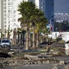 Cảnh tượng hoang tàn ở Chile sau trận động đất 8,3 độ Richter. (Nguồn: CCTVNews)