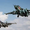 Chiến đấu cơ Su-25 của Nga tham gia không kích ở Syria. (Nguồn: RT)