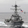 Tàu khu trục của USS Lassen của Mỹ. (Nguồn: sputniknews)