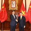 Chủ tịch nước Trương Tấn Sang hội đàm với Tổng Bí thư, Chủ tịch nước Trung Quốc Tập Cận Bình, sang thăm cấp Nhà nước Việt Nam. (Ảnh: Nguyễn Khang/TTXVN)