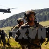 Binh sỹ NATO tham gia cuộc tập trận ở Hohenfels, miền Nam nước Đức. (Nguồn: AFP/TTXVN)