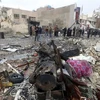 Hiện trường một vụ đánh bom ở Iraq. Ảnh minh họa. (Nguồn: AFP)