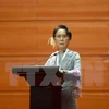 Chủ tịch đảng NLD Aung San Suu Kyi. (Nguồn: AFP/TTXVN)