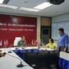 Đại diện Đại sứ quán Việt Nam làm việc cảnh sát tỉnh Songkhla. (Nguồn: PX Bangkok)