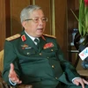 Thượng tướng Nguyễn Chí Vịnh trả lời phỏng vấn. (Ảnh: Việt Dũng/Vietnam+)