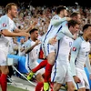 Đội tuyển Anh không được hưởng niềm vui trọn vẹn. (Nguồn: EPA/TTXVN)