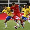 Brazil nhận thất bại cay đắng trước Peru. (Nguồn: AFP/TTXVN)