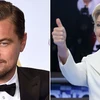 Leonardo DiCaprio rất ngưỡng mộ bà Hillary Clinton. (Nguồn: cosmopolitan.com)