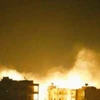 Bom cháy đã khiến nhiều công trình ở Idlib bốc cháy dữ dội (Nguồn: Sputnik)