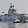 Tàu Mistral của Pháp. (Nguồn: AFP/TTXVN)