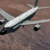 Máy bay trinh sát chiến lược RC-135 của Không quân Mỹ. (Nguồn: sputnik)