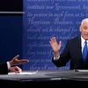 Hai ứng viên phó Tổng thống Mỹ Tim Kaine và Mike Pence. (Nguồn: Reuters)