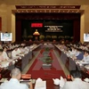 Hội nghị lần thứ 7 Ban Chấp hành Đảng bộ Thành phố Hồ Chí Minh khóa X. (Ảnh: Thanh Vũ/TTXVN)