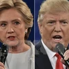 Ứng viên Hillary Clinton và ứng viên Donald Trump. (Nguồn: AFP/TTXVN)