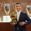 Cristiano Ronaldo ăn danh hiệu Quả bóng Vàng thứ tư. (Nguồn: Getty)