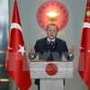 Tổng thống Thổ Nhĩ Kỳ Recep Tayyip Erdogan. (Nguồn: EPA/TTXVN)