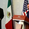 Ngoại trưởng Mỹ Rex Tillerson (trái) và người đồng cấp Mexico Luis Videgaray. (Nguồn: Reuters)