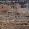 Chuyên gia Nga kích nổ mìn do IS gài lại sau khi rút khỏi thành phố Palmyra ngày 14/4. (Nguồn: AP/TTXVN)