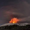 Núi lửa Etna phun trào. (Nguồn: AFP)
