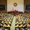 Một phiên họp của Quốc hội Hàn Quốc. (Nguồn: EPA/TTXVN)