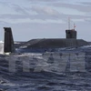 Tàu ngầm hạt nhân Yuri Dolgoruky của Nga. (Nguồn: AFP/TTXVN)