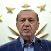 Tổng thống Thổ Nhĩ Kỳ Recep Tayyip Erdogan phát biểu tại Istanbul. (Nguồn: AFP/TTXVN)