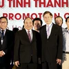 Thủ tướng Nguyễn Xuân Phúc với các đại biểu tại hội nghị. (Ảnh: Thống Nhất/TTXVN) 