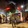 Khói bốc lên tại khu nghỉ dưỡng Resort World Manila ở Manila sau vụ tấn công ngày 2/6. (Nguồn: EPA/TTXVN)
