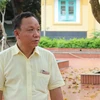 Ông Khamphanh Souvannakha bồi hồi nhớ lại kỷ niệm về những năm tháng học tập tại Việt Nam. (Ảnh: Huy Đồng/Vietnam+)