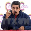 Tổng thống Venezuela Nicolás Maduro phát biểu tại một sự kiện ở Caracas ngày 29/5. (Nguồn: AFP/TTXVN)