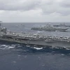 Tàu sân bay USS Nimitz. (Nguồn: Getty)