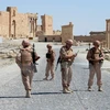 Binh sỹ Nga tuần tra ở thành phố cổ Palmyra, Syria ngày 5/5/2016. (Nguồn: AFP/TTXVN)