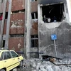 Hiện trường một vụ đánh bom ở Damascus. (Nguồn: AFP)
