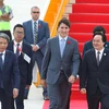 Đoàn lãnh đạo Cấp cao nền kinh tế Canada do Thủ tướng Justin Trudeau dẫn đầu tham dự Tuần lễ Cấp cao APEC 2017, tại thành phố Đà Nẵng. (Ảnh: TTXVN)