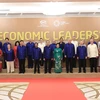 Chủ tịch nước và các nhà lãnh đạo kinh tế APEC chụp ảnh lưu niệm 