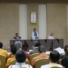 Quang cảnh Hội nghị Hòa bình liên bang của Myanmar lần thứ 2. (Nguồn: EPA/TTXVN)