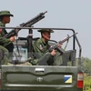 Binh sỹ Myanmar trong chiến dịch truy quét phiến quân ở Maungdaw, bang Rakhine. (Nguồn: AFP/TTXVN)