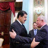 Tổng thống Venezuela Nicolás Maduro (trái) và Ngoại trưởng Palestine Riad Al Maliki. (Nguồn: elsiglo.com.ve) 