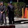 Lực lượng an ninh gác tại Male, Maldives. (Nguồn: AFP/TTXVN)