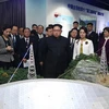 Nhà lãnh đạo Triều Tiên dự một triển lãm giới thiệu những thành tựu đổi mới của Học viện Khoa học Trung Quốc .(Nguồn: THX)