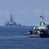 [Photo] Cận cảnh tàu và trực thăng Trung Quốc xâm phạm biển Việt Nam