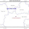 Quảng Nam: Xảy ra động đất 2,9 độ Richter tại huyện Bắc Trà My 
