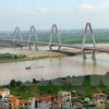 Một góc sông Hồng tại Hà Nội. (Nguồn ảnh: TTXVN)