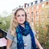 Caroline Van Renterghem, cô gái thiết kế chiếc khăn quàng đầu tiên có khả năng chống ô nhiễm trên thế giới. (Nguồn ảnh: Wair)